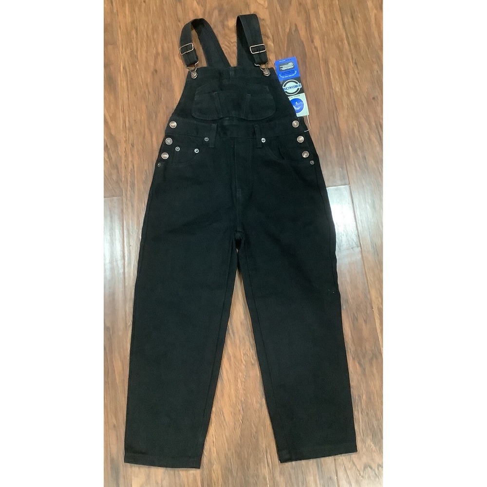 Vintage Jordache Overalls Y2k Black Denim Carpenter Loop 80's/ 90's Sz. L/6x
